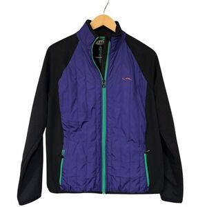Ralph Lauren Active Women's Size Large Stitched Purple Quilted Jacket Zip‎ Up